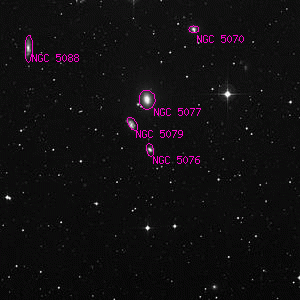 DSS image of NGC 5076