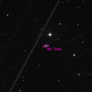 DSS image of NGC 5081