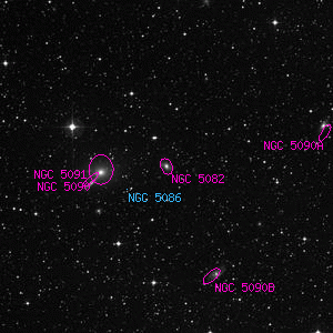 DSS image of NGC 5082