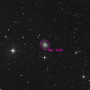 DSS image of NGC 5085