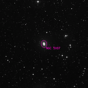 DSS image of NGC 5087