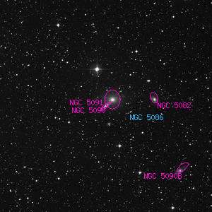 DSS image of NGC 5091