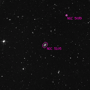 DSS image of NGC 5105