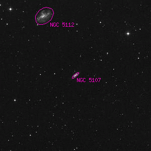 DSS image of NGC 5107