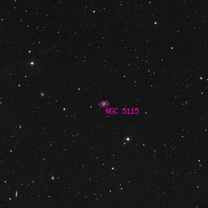 DSS image of NGC 5115