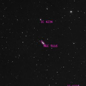 DSS image of NGC 5116