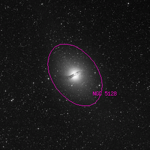 DSS image of NGC 5128