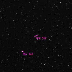 DSS image of NGC 512