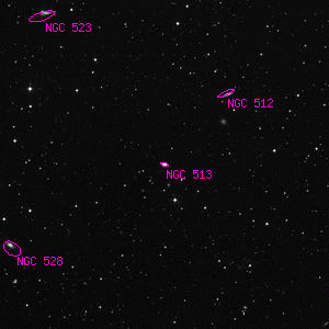 DSS image of NGC 513