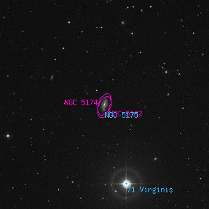 DSS image of NGC 5162