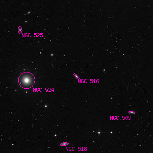DSS image of NGC 516