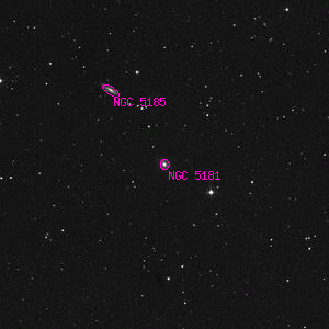 DSS image of NGC 5181