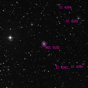 DSS image of NGC 5182