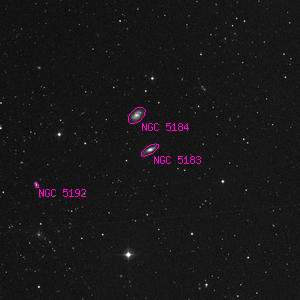 DSS image of NGC 5183