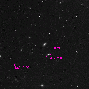 DSS image of NGC 5184