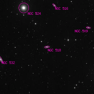 DSS image of NGC 518