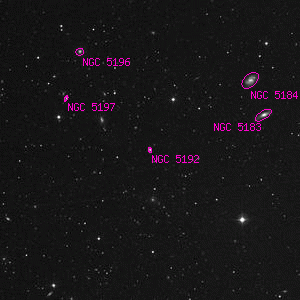 DSS image of NGC 5192