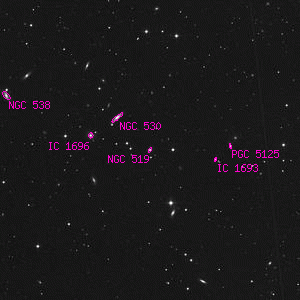 DSS image of NGC 519