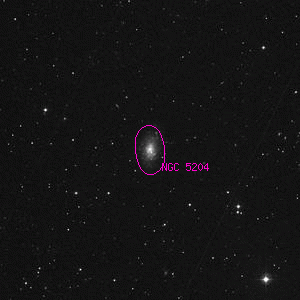DSS image of NGC 5204