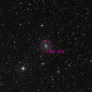 DSS image of NGC 5206