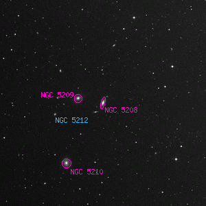 DSS image of NGC 5208