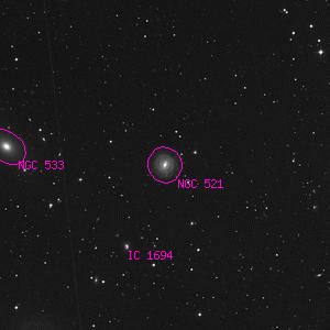DSS image of NGC 521