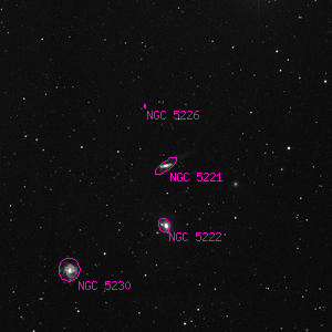 DSS image of NGC 5221