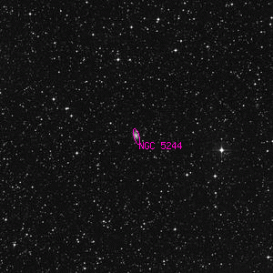 DSS image of NGC 5244