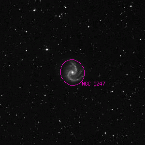 DSS image of NGC 5247