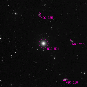 DSS image of NGC 524