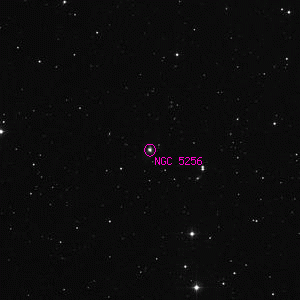 DSS image of NGC 5256
