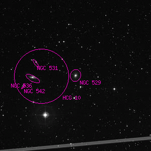 DSS image of NGC 529