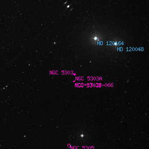 DSS image of NGC 5303