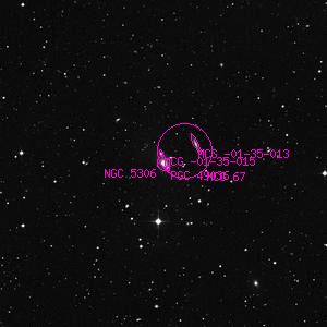 DSS image of NGC 5306