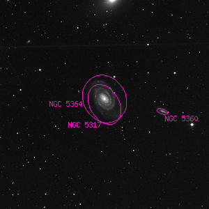DSS image of NGC 5317