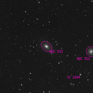 DSS image of NGC 533