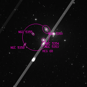 DSS image of NGC 5353