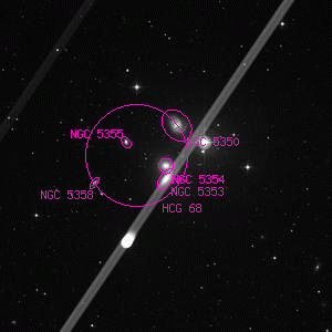 DSS image of NGC 5354