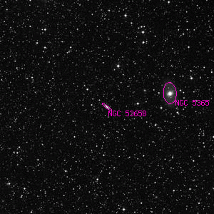 DSS image of NGC 5365B