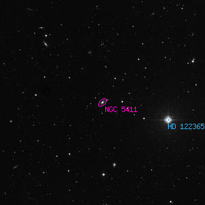 DSS image of NGC 5411