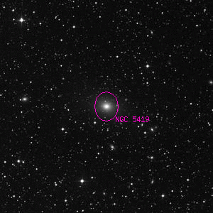 DSS image of NGC 5419