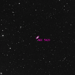 DSS image of NGC 5420