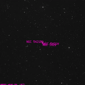 DSS image of NGC 5421