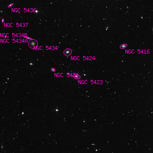 DSS image of NGC 5423