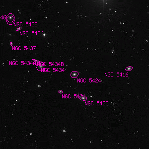 DSS image of NGC 5424