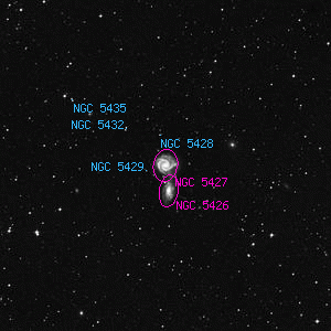 DSS image of NGC 5427