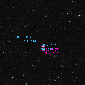DSS image of NGC 5428