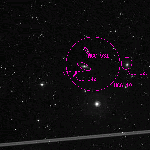 DSS image of NGC 542