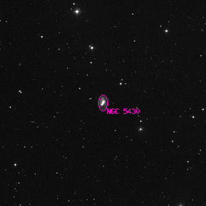 DSS image of NGC 5430