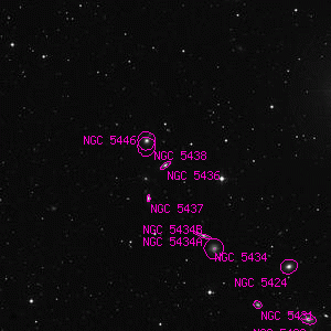 DSS image of NGC 5436